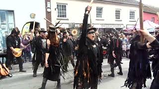 Beltane Border Morris  Tolmen Stone  Bovey Tracey  27 Apr 24 [upl. by Auqenat]