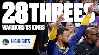 Warriors Drain 28 THREES in Win vs Kings  Oct 9 2024 [upl. by Yragerg]