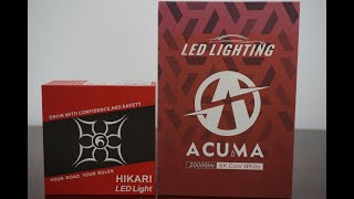 HIKARI CORE12 LED vs ACUMA NovaS LED [upl. by Stover894]