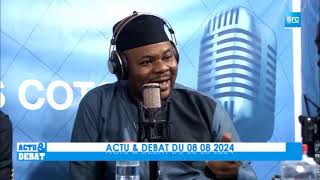 ACTU ET DEBAT DU 08 08 2024 [upl. by Pesek]