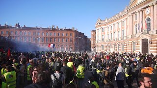 GILET JAUNE TOULOUSE ACTE 15 LE 23 02 19 [upl. by Nnazus464]