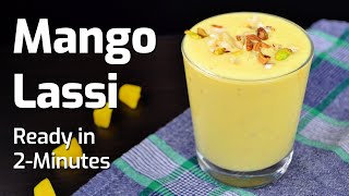 MANGO LASSI Recipe  Indian Mango Yoghurt Smoothie  Summer Drink  Aam Ki Lassi  AnmolsKitchen [upl. by Kachine]