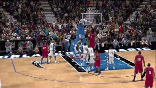 NBA 2K10 Rebounding Glitch [upl. by Eniar]