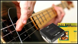 Clean Jazz Bass SoundFender Custom Shop 60s Pickups and Thomastik Infeld Strings [upl. by Ahsilek]