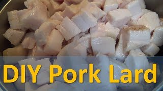 Rendering Pork Fat and Making Crackling [upl. by Silvio159]