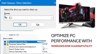 Windows Disk Cleanup Tutorial Free Up Space and Boost Performance [upl. by Chappie]