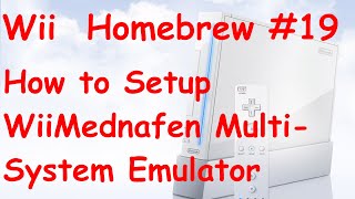 Wii Homebrew 19  Wii Mednafen Multi System Emulator [upl. by Narba]