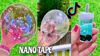 NANO TAPE CRAFTS amp SQUISHY 🫧✂️ How to Make a DIY Nano Tape Bubble Compilation [upl. by Serafine]