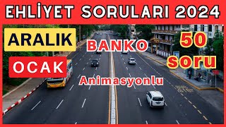 EHLİYET SINAV SORULARI 2023 ARALIK 2024 OCAK EHLİYET ÇIKMIŞ SORULAR [upl. by Akinor529]