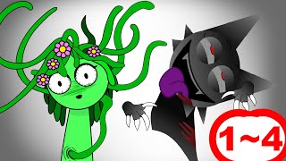 Incredibox Sprunki  VANERIA vs CREEPY WENDA  CREEPY SPRUNKIES EP14  Cartoon Animation [upl. by Margalit]