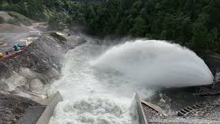 Waimea Community Dam  water flows after rain 12 April 2024 [upl. by Perceval]