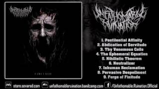 Unfathomable Ruination  Finitude FULL ALBUM 2016 1080p HD [upl. by Sarnoff]