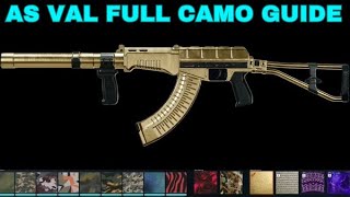 How to Complete the Specialist Camo Challenges for the AS Val BEST AR in Black Ops 6 [upl. by Adnorat]