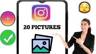 How to Post More Than 10 Pictures on Instagram  Add 20 Photos on Instagram Post [upl. by Elocen]