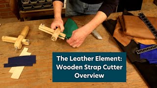 The Leather Element Wooden Strap Cutter Overview [upl. by Katha]