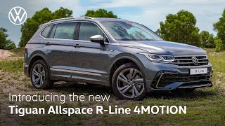 The new Tiguan Allspace RLine 4MOTION [upl. by Lynnett]