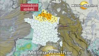 Comuniqué spécial pour épisode de neiges et pluies verglaçante 🇨🇵 météo France [upl. by Nnaitak667]