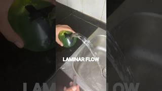 Laminar Flow  shorts experiment shortsfeed youtubeshorts trending viral science physics [upl. by Tade]