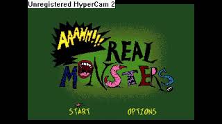 aaahh Real monsters intro sega genesis [upl. by Ingmar]