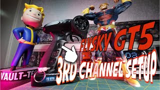 Flysky GT5 3rd channel Setup [upl. by Amanda]