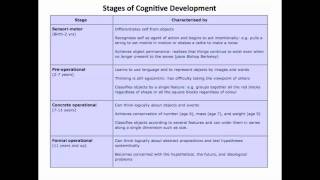 Piaget 1  5  Stages of Development [upl. by Ahsele]