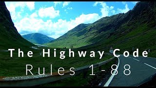 HIGHWAY CODE EXPLAINED RULES 188 [upl. by Bodi]