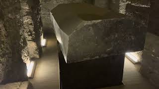 Massive ancient stone boxes in the Serapeum in Egypt [upl. by Mady]