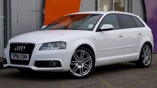 2011 Audi A3 SLine 20TDI StartStop White 5d For Sale In Hampshire [upl. by Ainirtac687]