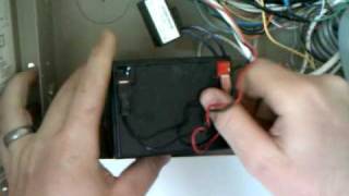 Changing a Battery in an Alarm Panel [upl. by Anoerb]