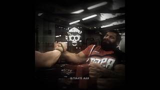 Levan Saginashvili Defeat By Irakli Zirakashvili 💀armwrestler shorts internetmeme levan edit [upl. by Llener]