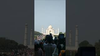 TAJ MAHALstanding majestically one wonder of the worldUnesco world heritage centresubscribeshort [upl. by Oguh]