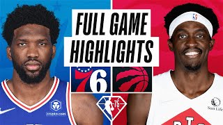 76ERS at RAPTOR  FULL GAME HIGHLIGHTS  April 7 2022 [upl. by Attenol]