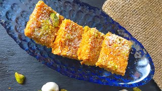 Khambhati Halwasan recipe  Halwasan Gujarati Mithai Easy Khambhati Halwasan Recipe [upl. by Murry543]