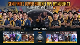 INILAH HOMEBOIS YANG SEBENAR 🔥 HOMEBOIS VS KING EMPIRE ESPORTS GAME 2 LB SEMI FINALS MPL MY S13 [upl. by Josie]