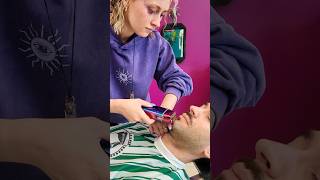 🃏 Satisfying ASMR Shave at Arlekin Barbershop relax barber razor poland [upl. by Ytinav]