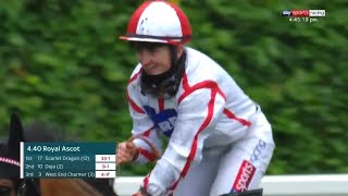 Hollie Doyle wins her first Royal Ascot race  Royal Ascot 2020 [upl. by Nova]