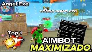 PANEL AIMBOT TODO ROJO PARA CUENTAS PRINCIPALES 100 INDETECTABLE ARCHIVOS PARA FREE FIRE ANGEL EXE [upl. by Adev]