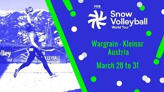 2019 SnowVolleyball World Tour  3rd Day  WagrainKleinarl [upl. by Bish]