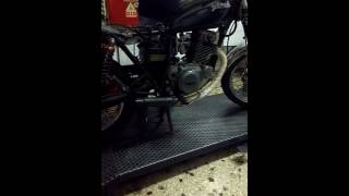 My Yamaha SR250  Koso 34mm Flatslide Carburetor [upl. by Nnewg]