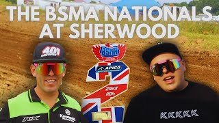 I GOT WIPED OUT AT THE NATIONALS SHERWOOD MX TRACK [upl. by Runkel]