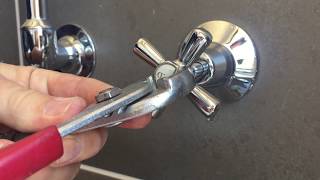 Dripping Tap How to change a Faucet Washer Installation of a new tap Leaking Bath sink basin [upl. by Airetahs433]