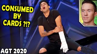 Magician REACTS to Winston INCREDIBLE card tricks on AGT 2020 [upl. by Regnij]