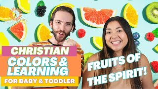 Learning About Colors  Fruit Of The Spirit  Christian Video For Toddlers [upl. by Yla]