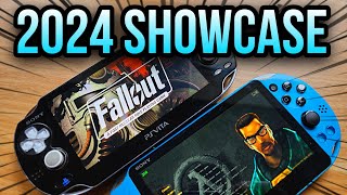 Ultimate Modded Ps Vita 2024 Showcase  Homebrew Ports Official Games PSP PS1  MUCH MORE [upl. by Ludba]