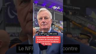 NFP pour RN contre  lAssemblée rejette la motion de censure contre le gouvernement Michel Barnier [upl. by Richard]