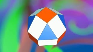 Rhombicuboctahedron  Ромбокубоктаэдр Expanded Cube or Expanded Octahedron [upl. by Gerrald]