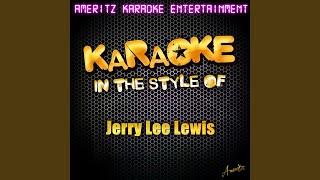 Great Balls of Fire Karaoke Version [upl. by Wharton]