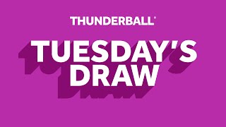 The National Lottery Thunderball draw results from Tuesday 12 March 2024 [upl. by Nylicaj451]