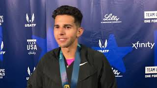 Grant Fisher Wins US Olympic Trials 10000m Race [upl. by Junie]