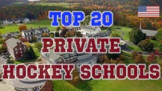 Top 20 Private Hockey Schools in the United States [upl. by English]